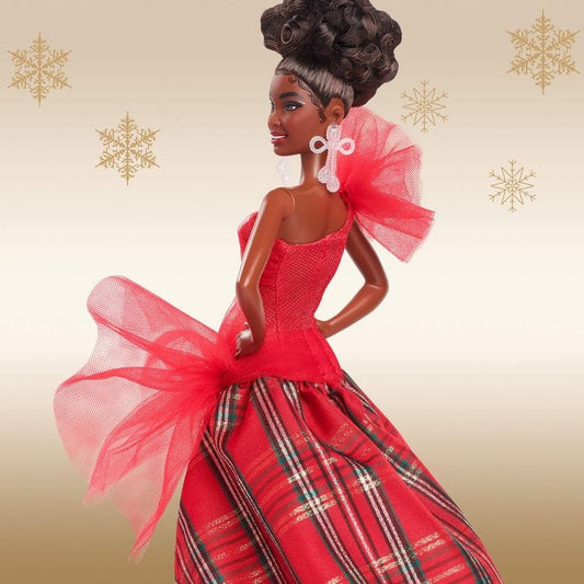 2024 Barbie Holiday Doll - Black Hair