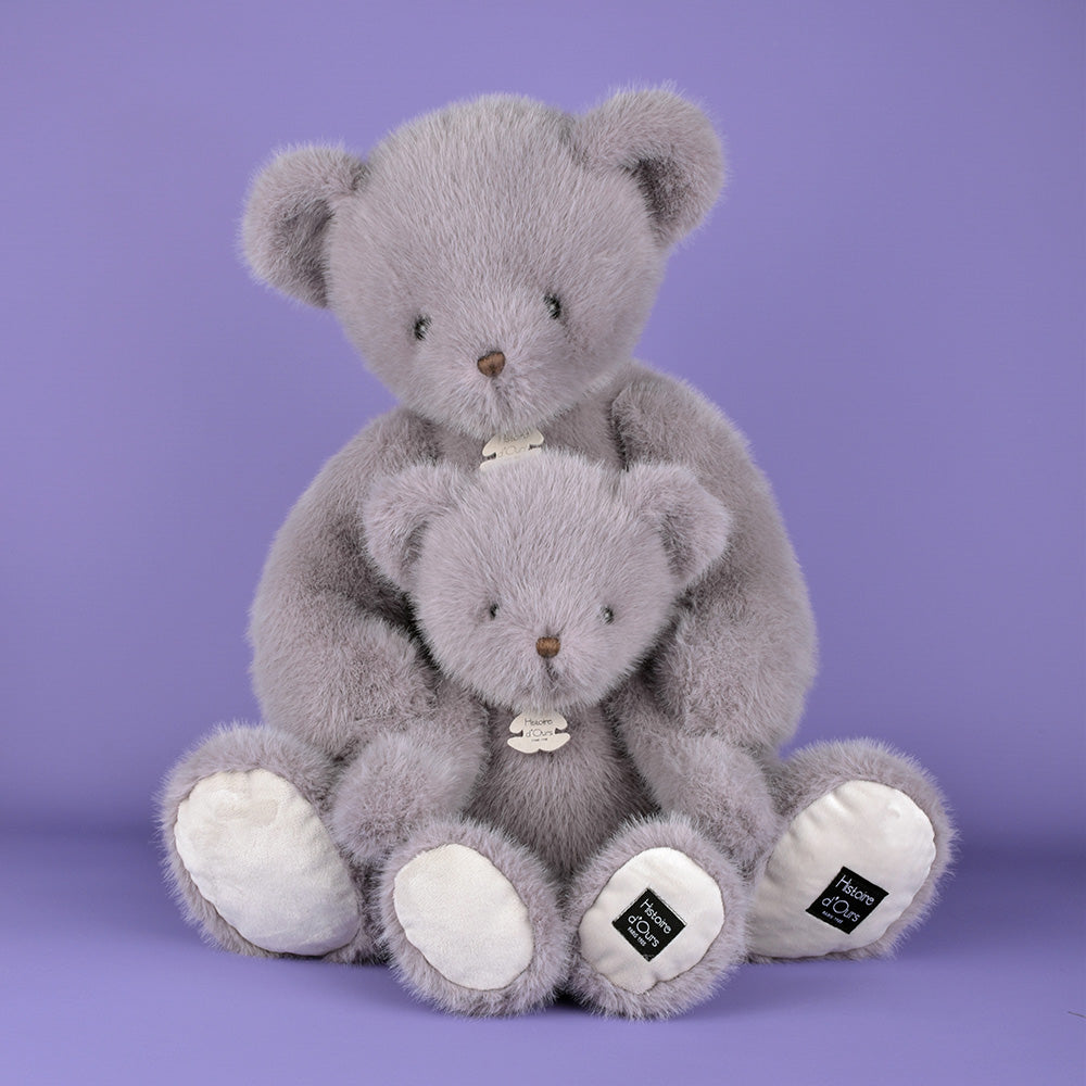 Large Teddy Bear - Grey Lavender