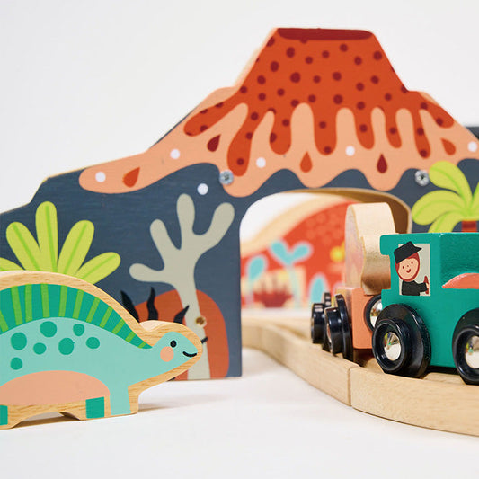 Lost World Dinosaur Railway Set