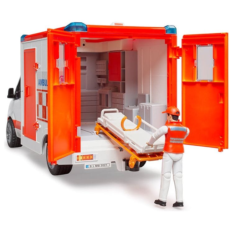 MB Sprinter Ambulance with Driver Figurine