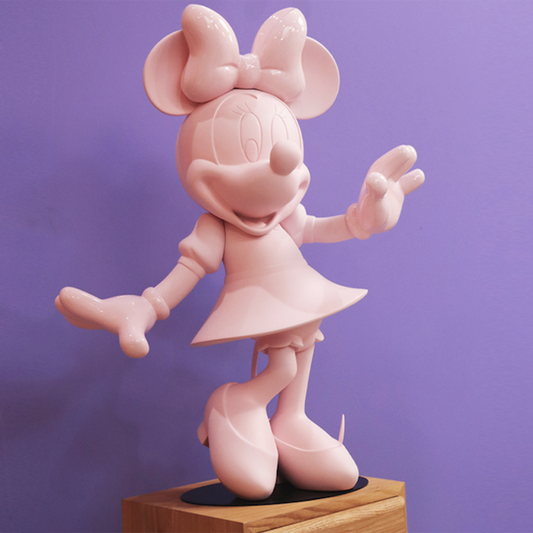 Minnie Mouse Figure Pastel Pink - 24.4"