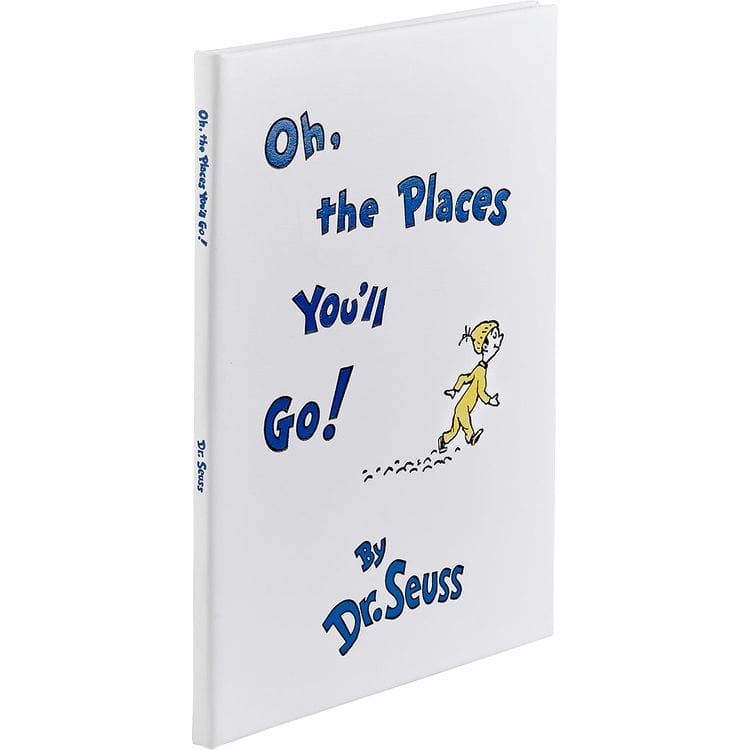 "Oh The Places You'll Go" by Dr. Seuss Leather-Bound Book
