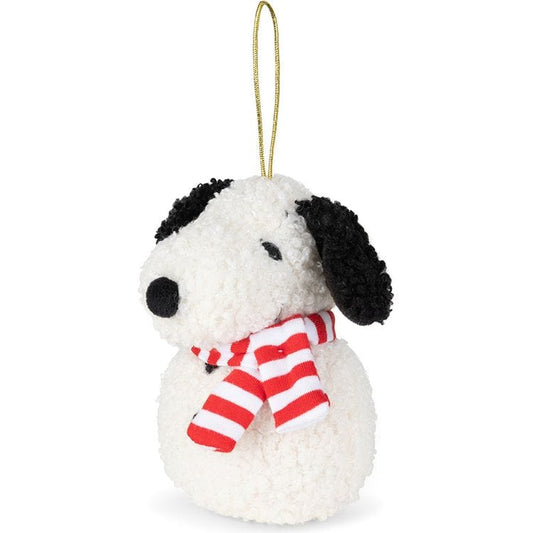 Peanuts Snoopy ECO Tiny Teddy Snowman Ornament