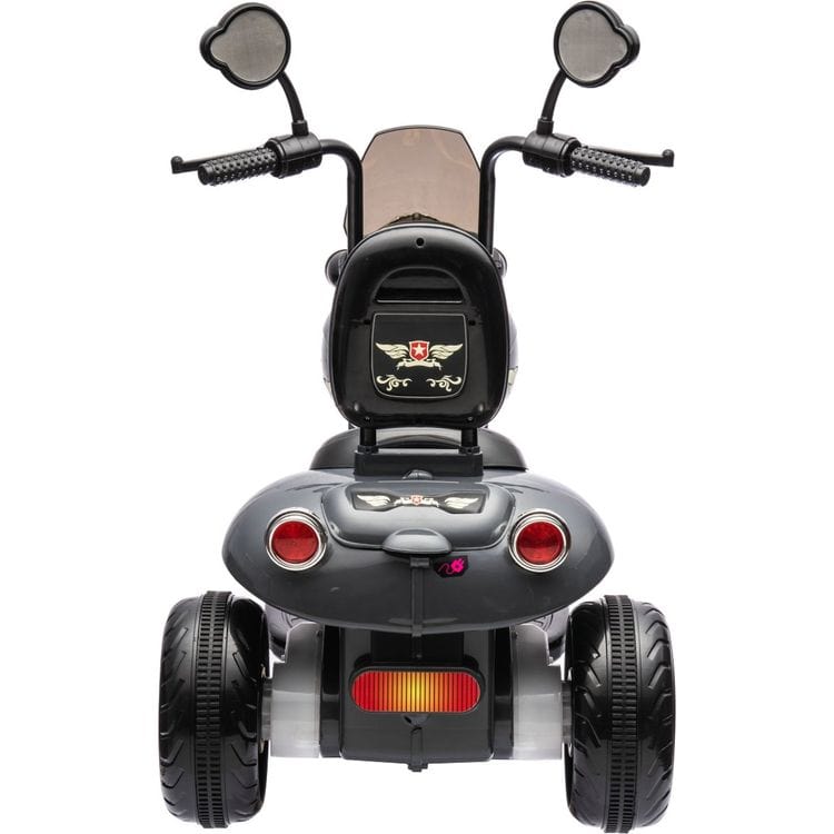 12V Kids Cruiser 1-Seater Motorcycle - Black