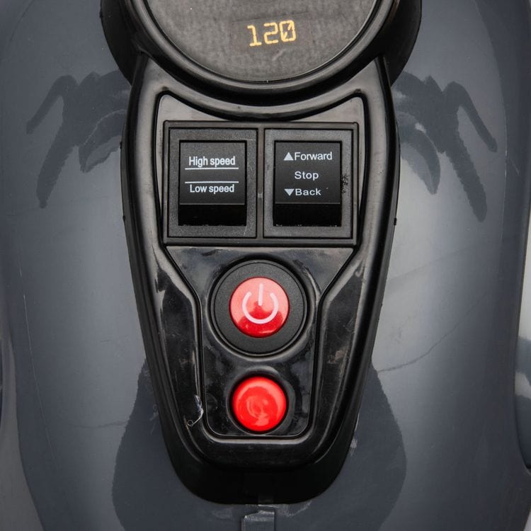 12V Kids Cruiser 1-Seater Motorcycle - Black