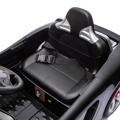 12V Porsche Carrera GT 1 Seater Ride On Car - Black