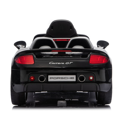 12V Porsche Carrera GT 1 Seater Ride On Car - Black