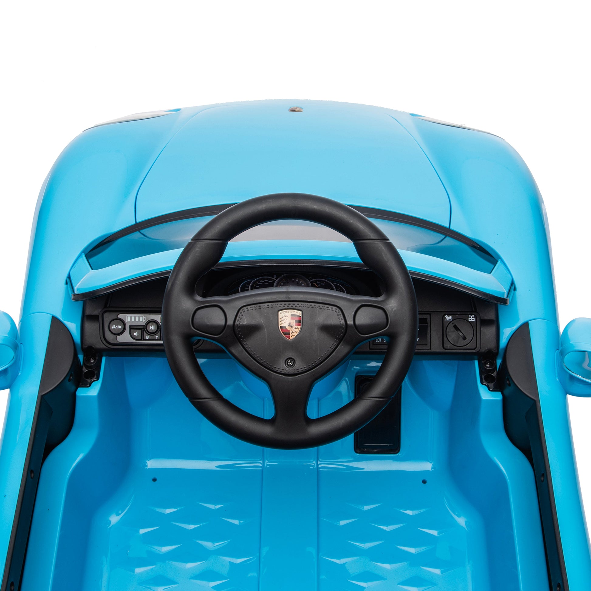 12V Porsche Carrera GT 1 Seater Ride On Car - Blue