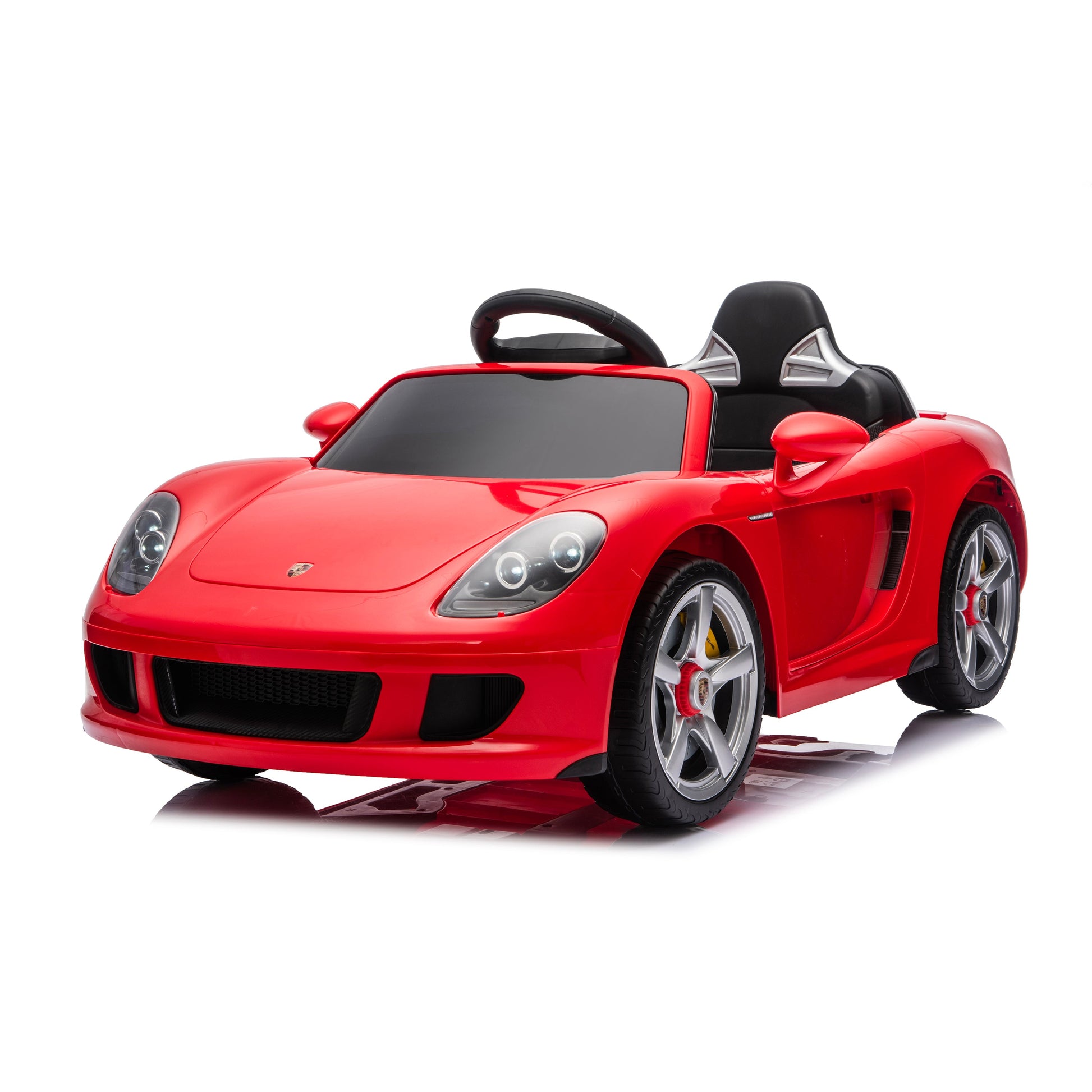 12V Porsche Carrera GT 1 Seater Ride On Car - Red