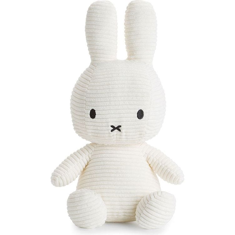 13" Miffy ECO Corduroy Plush - Off-White