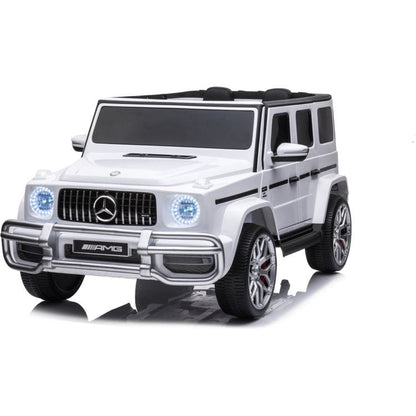 24V 4x4 Mercedes Benz G63 AMG 2 Seater Ride On Car - White