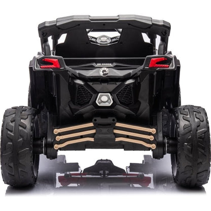 24V Can Am Maverick 1-Seater UTV Ride On - Khaki