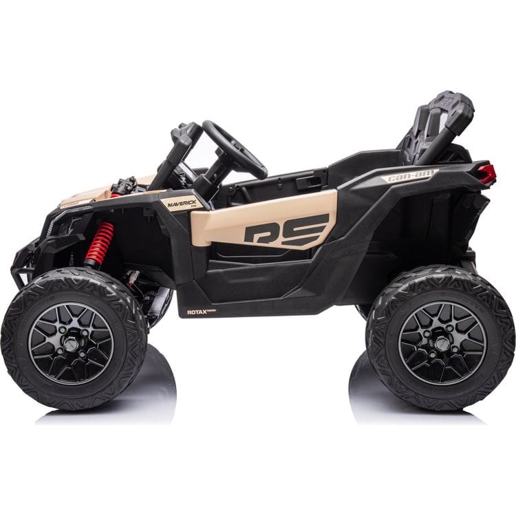24V Can Am Maverick 1-Seater UTV Ride On - Khaki