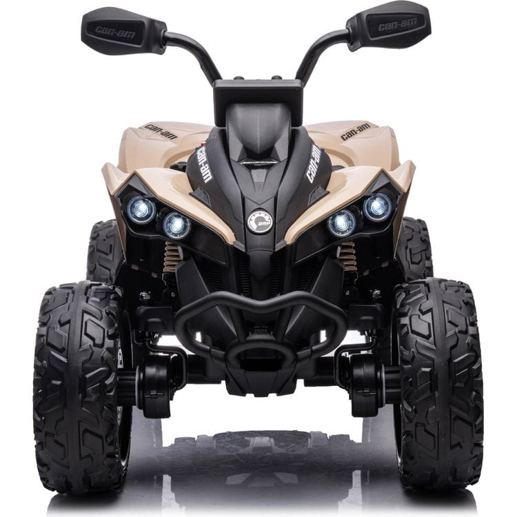 24V Can Am Renegade 1-Seater ATV Ride On - Khaki