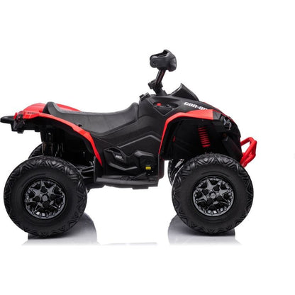 24V Can Am Renegade 1-Seater ATV Ride On - Red