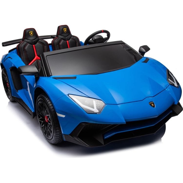 24V Lamborghini Aventador 2 Seater Ride on Car - Blue