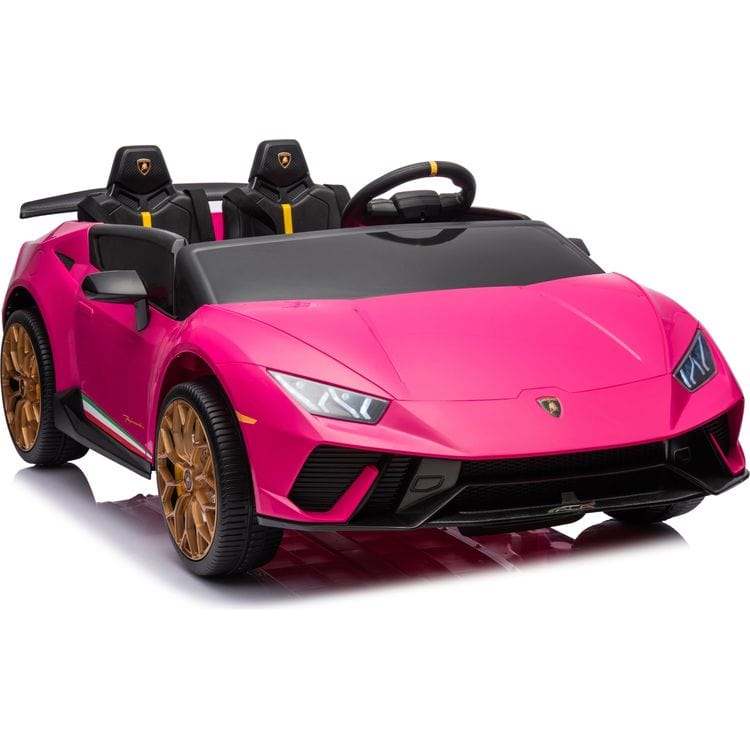 24V Lamborghini Huracan 2-Seater Electric Ride On - Pink