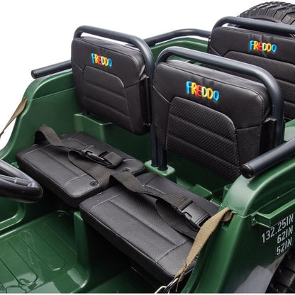 24V Military Jeep 3-Seater Electric Ride On