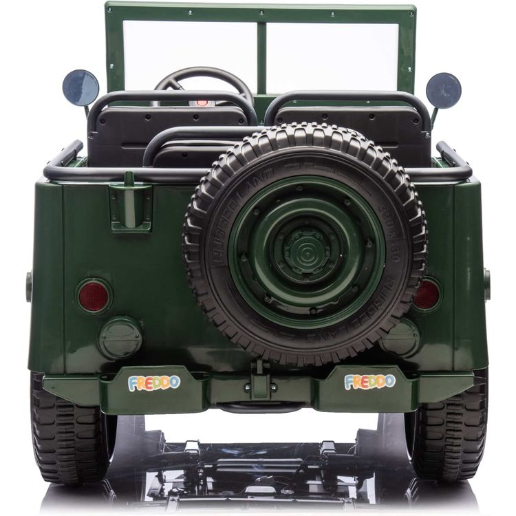 24V Military Jeep 3-Seater Electric Ride On