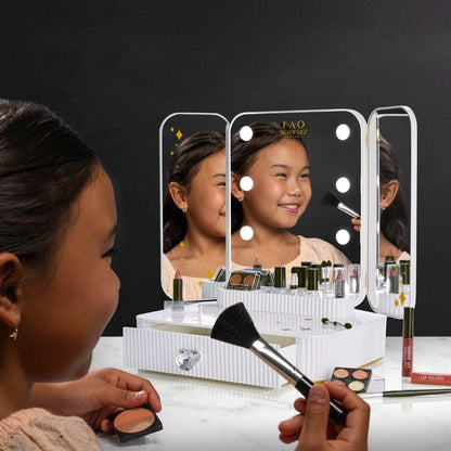 25-Piece Stunning Style Makeup Vanity Set