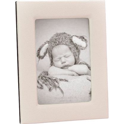 5" x 7" Leather Studio Frame - Light Pink