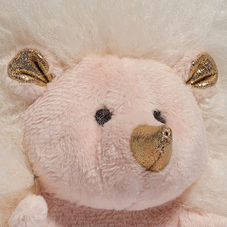 6" Sparklers Toy Plush Hedgehog - White Gold