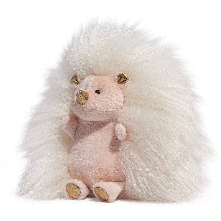 6" Sparklers Toy Plush Hedgehog - White Gold
