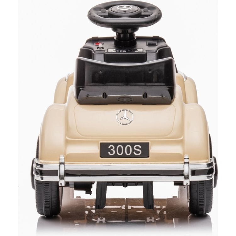 6V Mercedes Benz 300S 1-Seater Mini Ride On Car - Beige