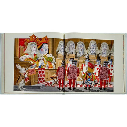 "Alice's Adventures in Wonderland" Book in Ice Bonded Leather