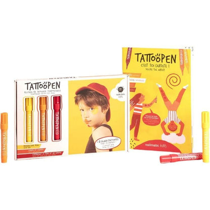 Art Tattoo Pen Set for Kids