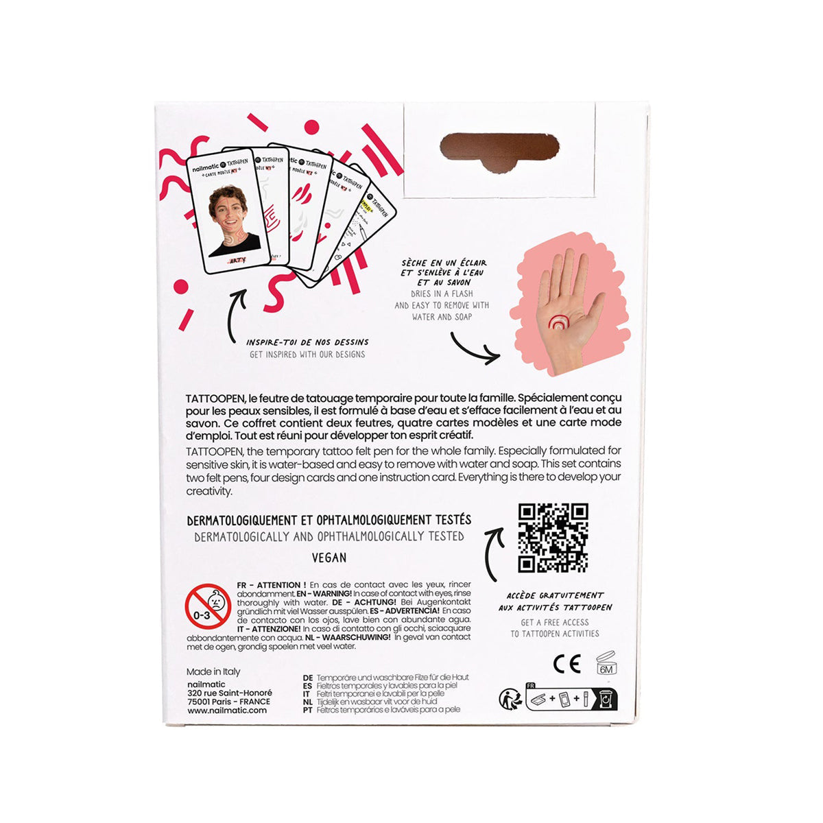 Arty Tattoo Pen Set for Kids
