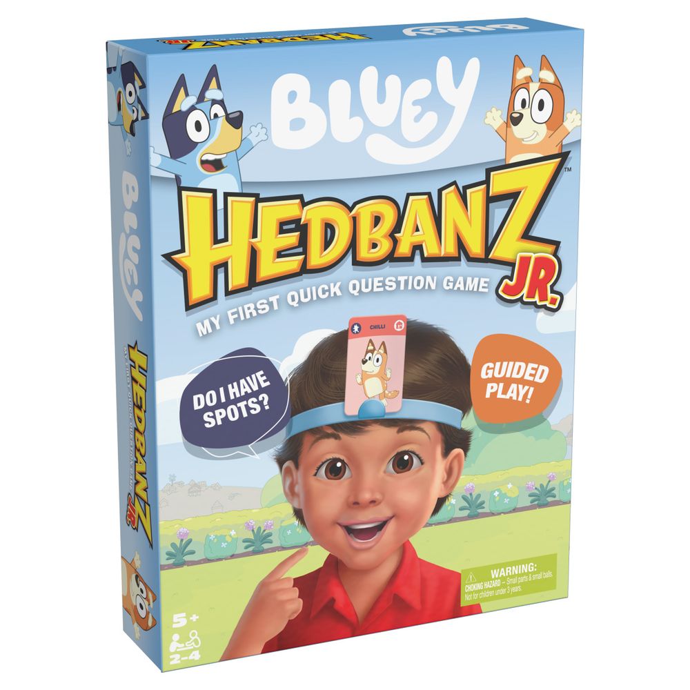 Bluey Hedbanz Jr. Picture Guessing Card Game