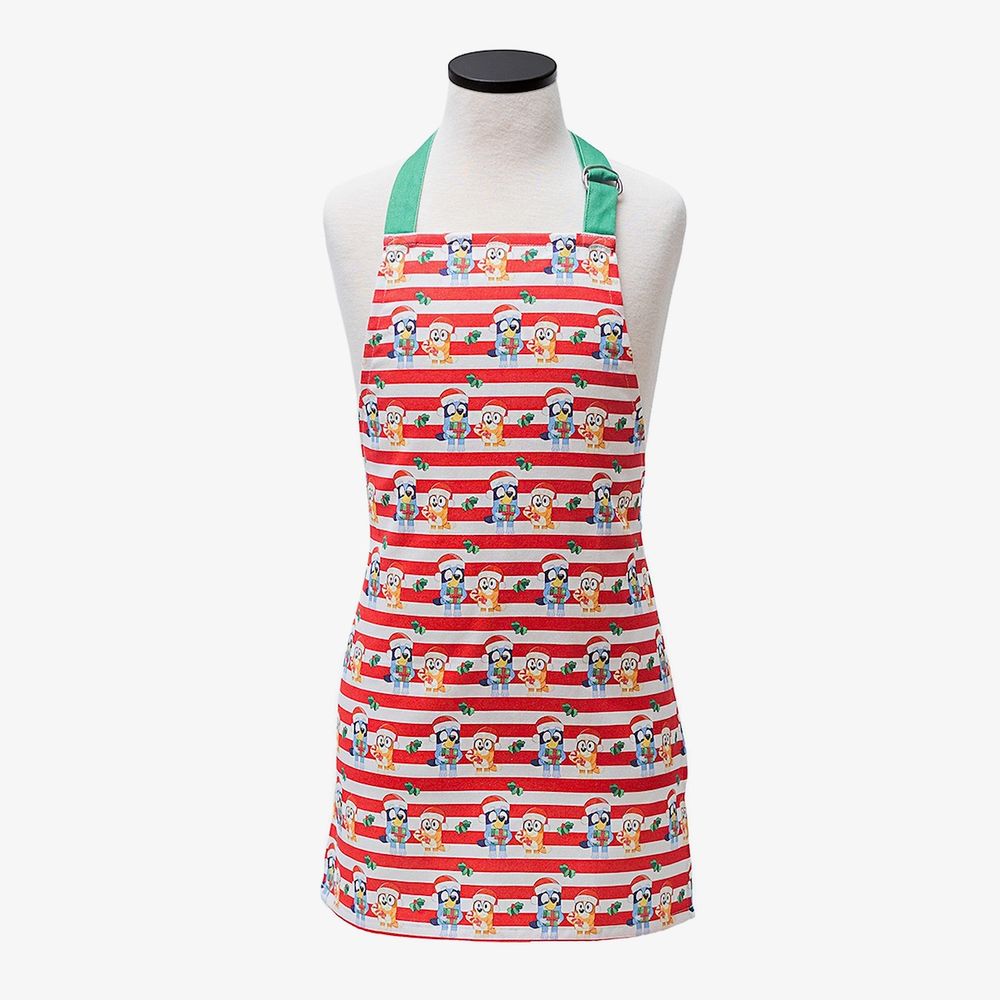 Bluey Holiday Youth Apron and Oven Mitt Set
