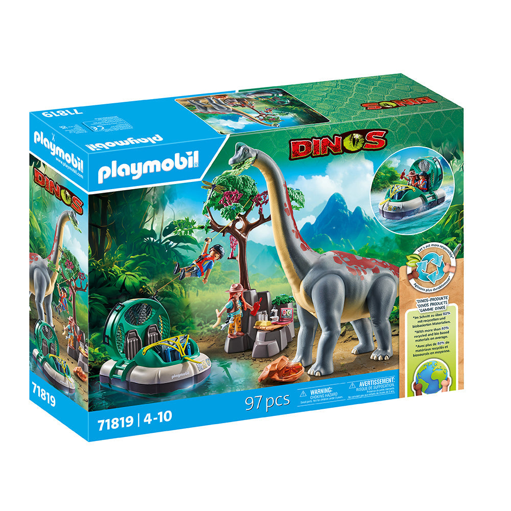 Brachiosaurus with Hovercraft Playset