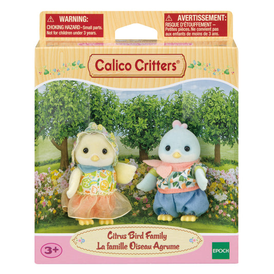 Calico Critters Citrus Bird Family Collectible Doll Figures