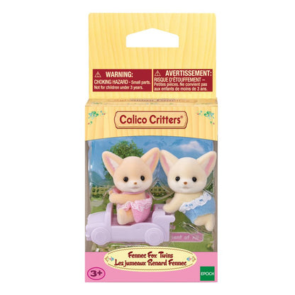 Calico Critters Fennec Fox Twins Collectible Doll Figures