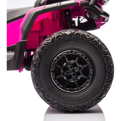 Can Am Outlander 24V 4x4 2-Seater Ride on Car - Pink