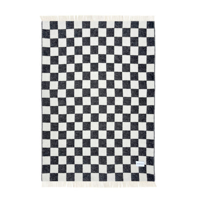 Checkerboard Blanket - Black/White
