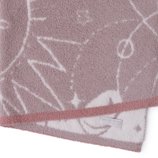 CozyChic Stellar Stroller Blanket - Dusty Mauve Multi