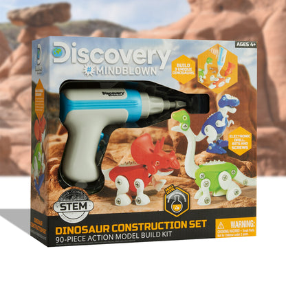 Dinosaur Construction Action Model Build Kit - 90 Pieces
