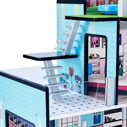 Dreamland Barcelona Dollhouse - Turquoise/Black