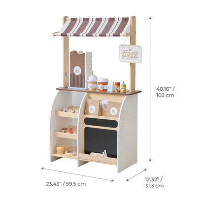 Espresso Treats Wooden Coffee Stand with 29 Accessories