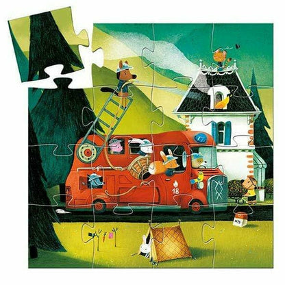 Fire Truck Mini Jigsaw Puzzle