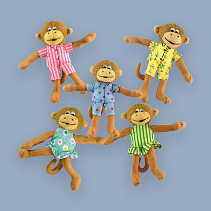 Five Little Monkeys Finger Puppet Playset