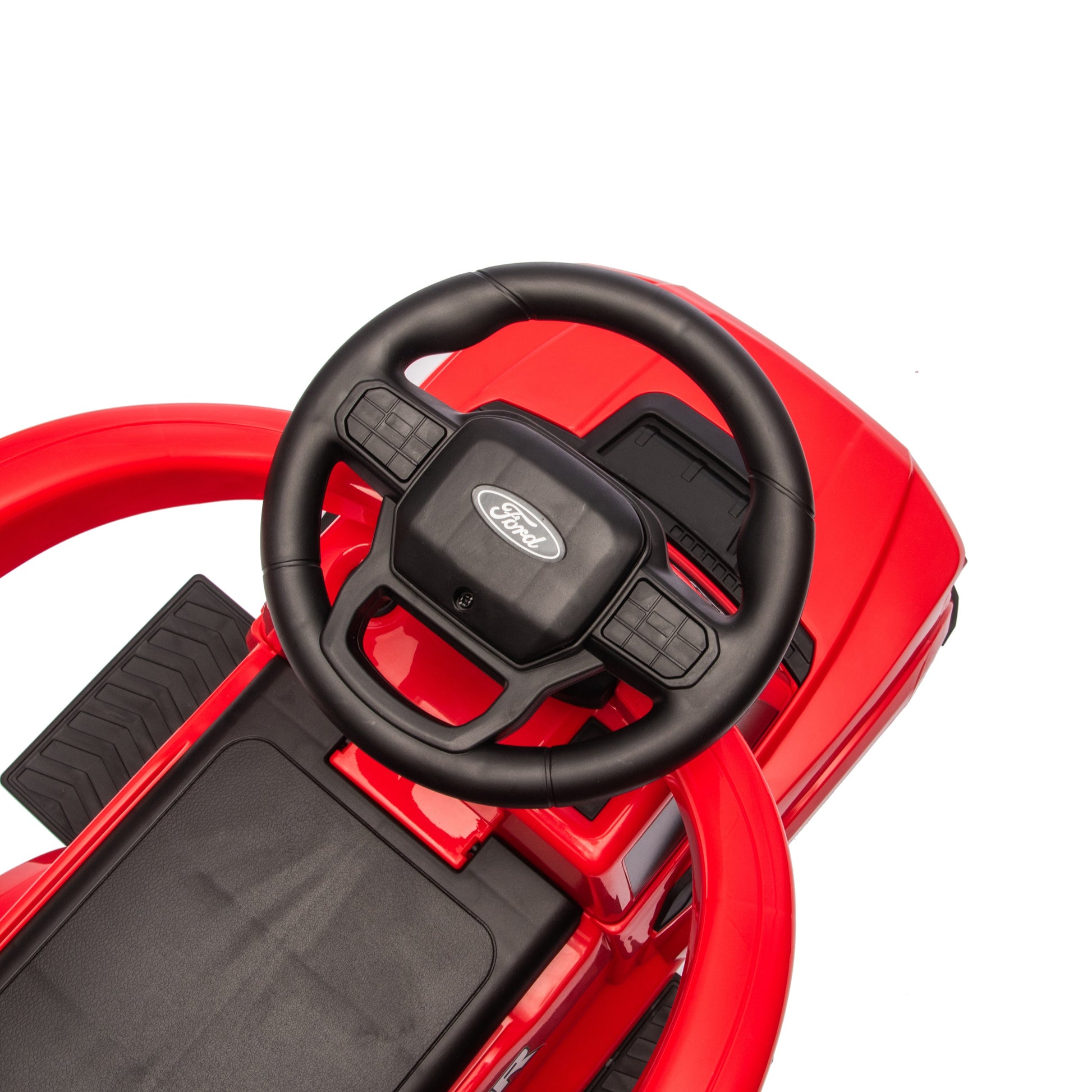 Ford Raptor 3-in-1 Push Ride On Toy Car - Red