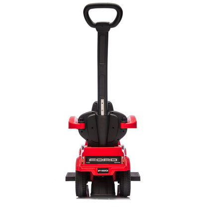Ford Raptor 3-in-1 Push Ride On Toy Car - Red