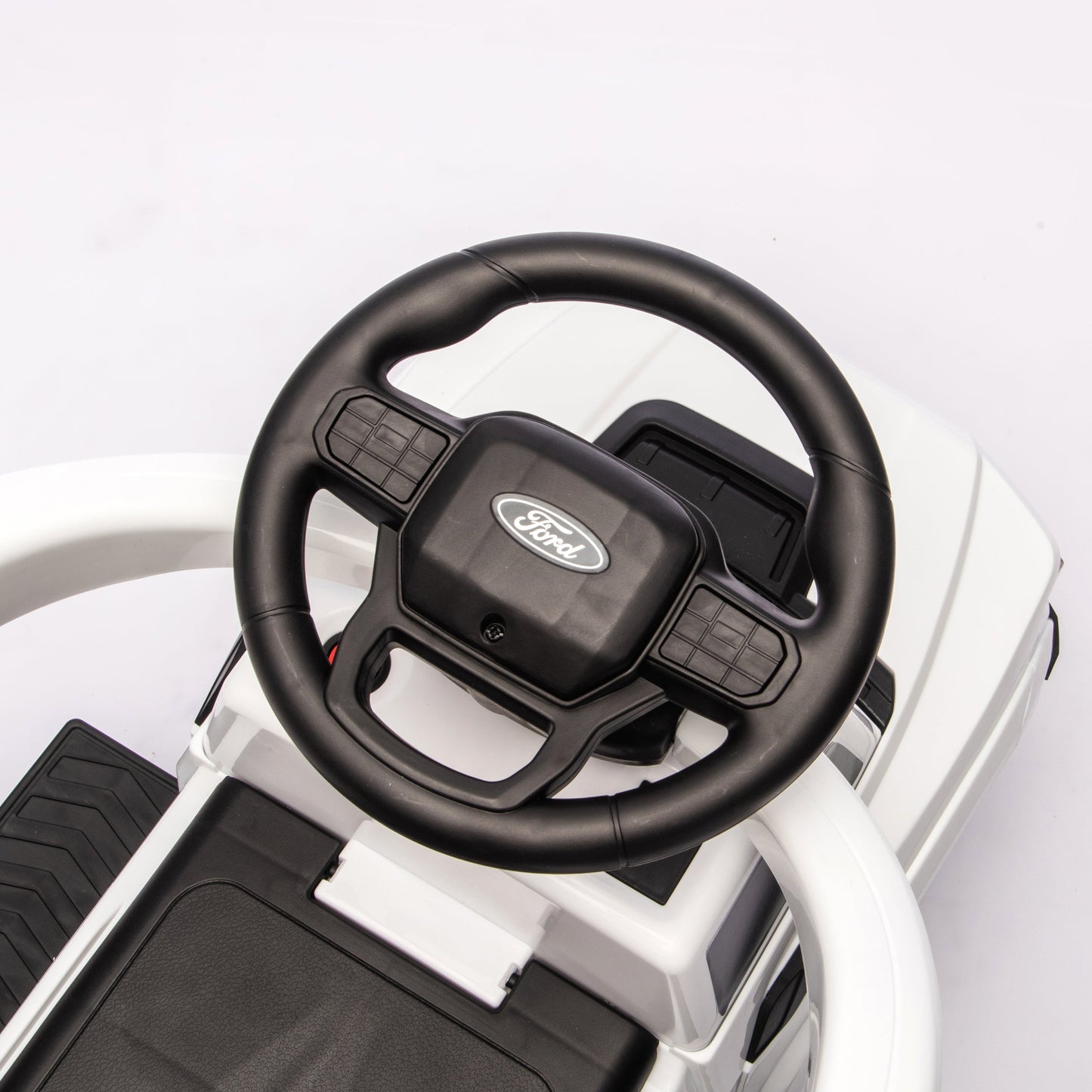 Ford Raptor 3-in-1 Push Ride On Toy Car - White