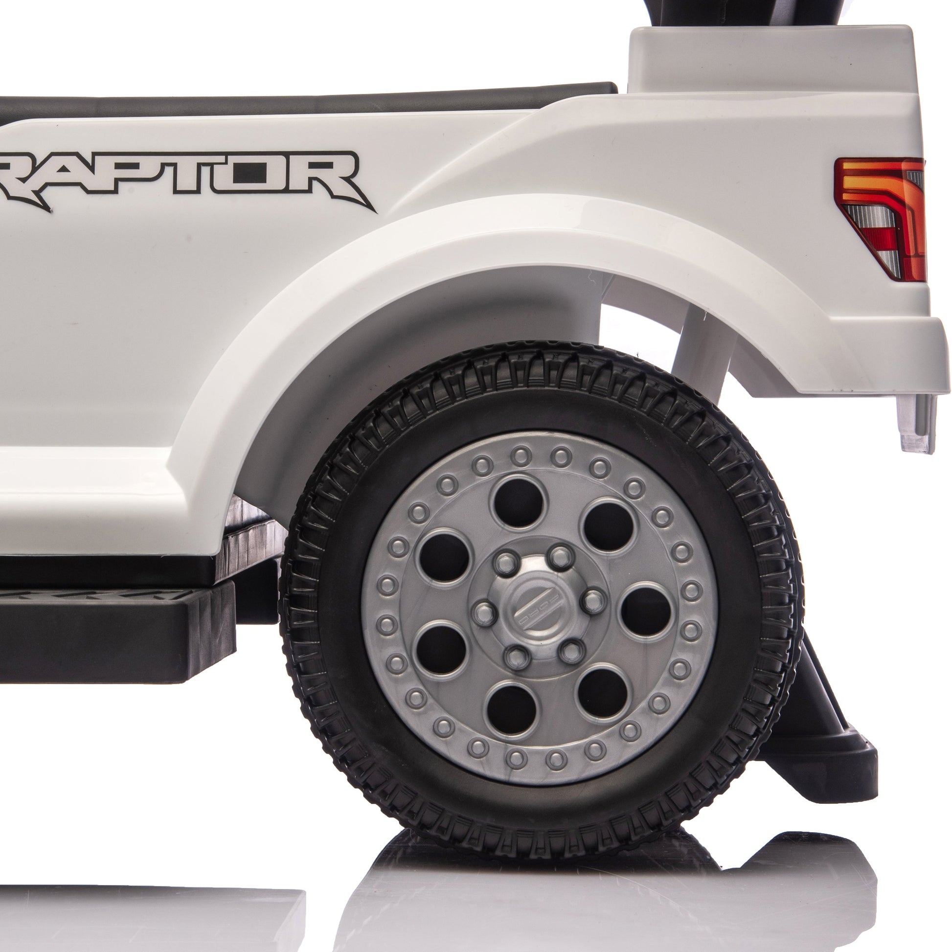 Ford Raptor 3-in-1 Push Ride On Toy Car - White