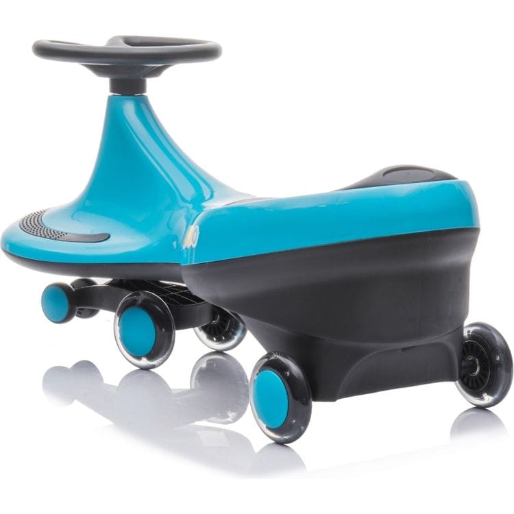 Freddo Toys Swing Car with Flashing Wheels - Blue