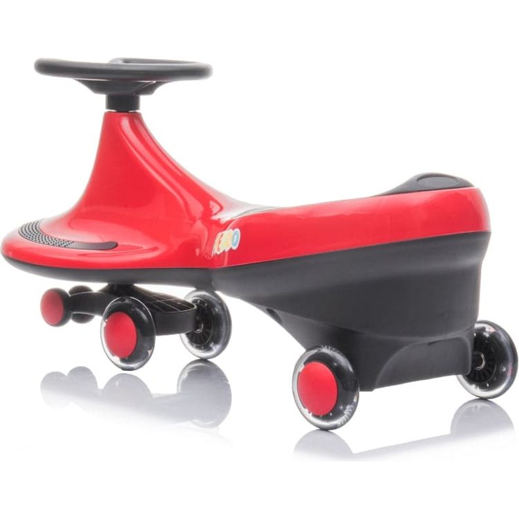 Freddo Toys Swing Car with Flashing Wheels - Red